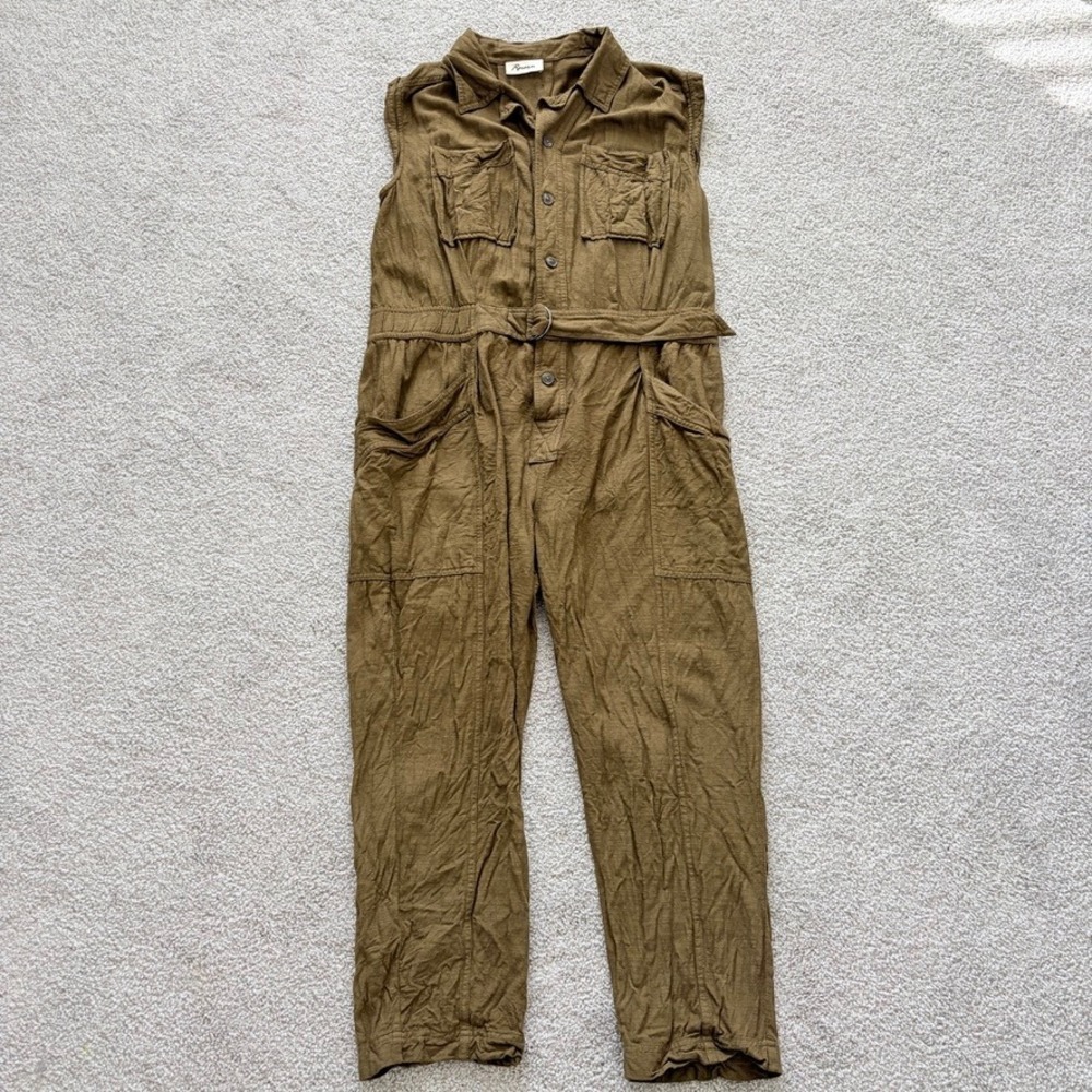 Rowan Lincoln Muscle Tank Jumpsuit Womens L